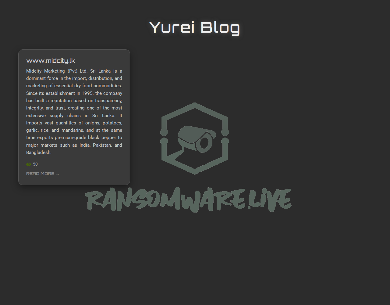 Ransomware.live: yurei