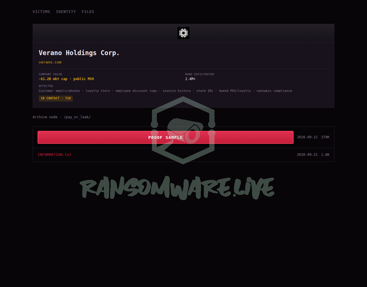 Leak Screenshot