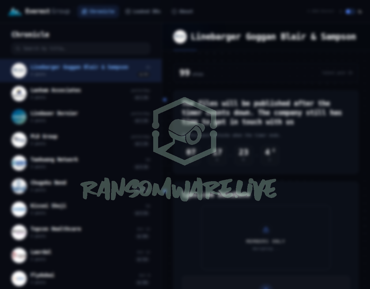🏴‍☠️ Everest has just published a new victim : Linebarger Goggan Blair & Sampson