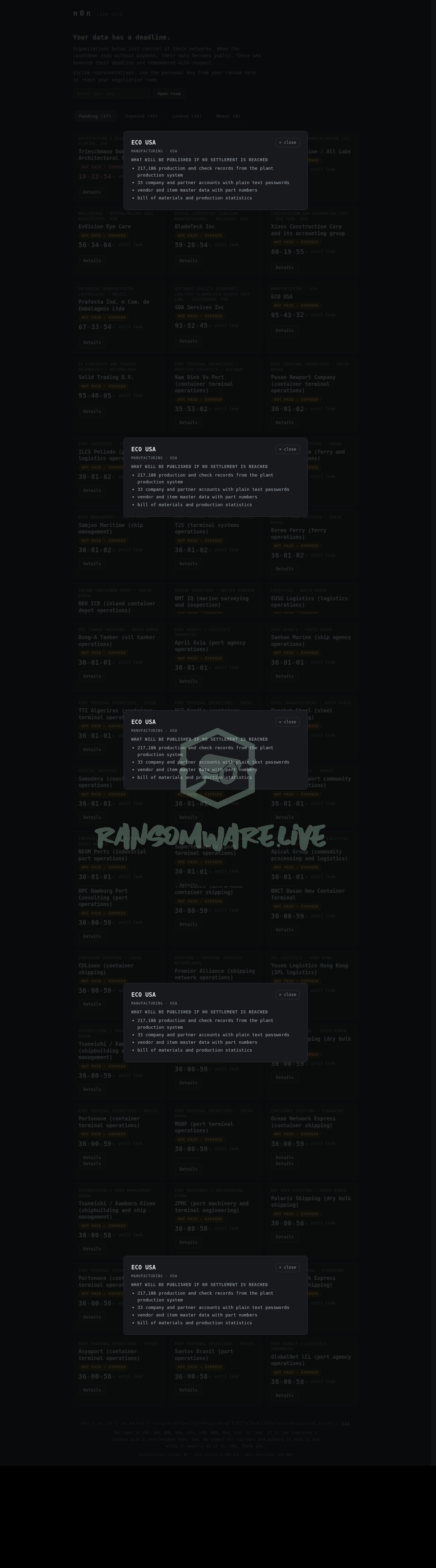 Leak Screenshot