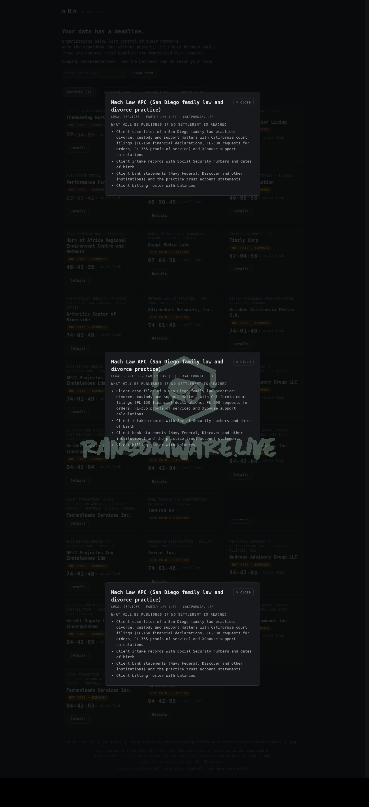 Leak Screenshot