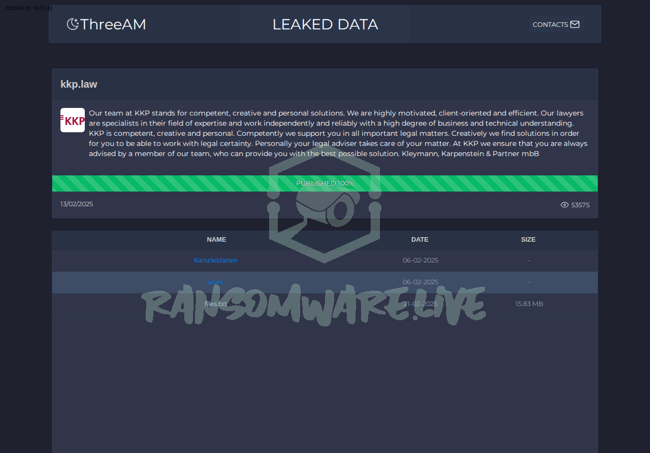 Leak Screenshot