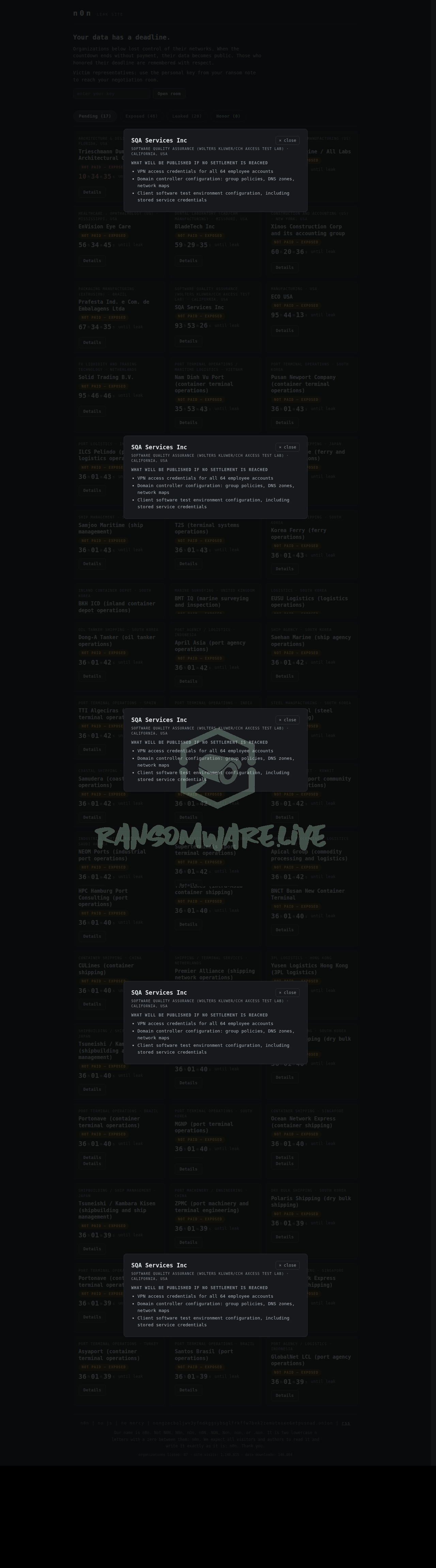 Leak Screenshot