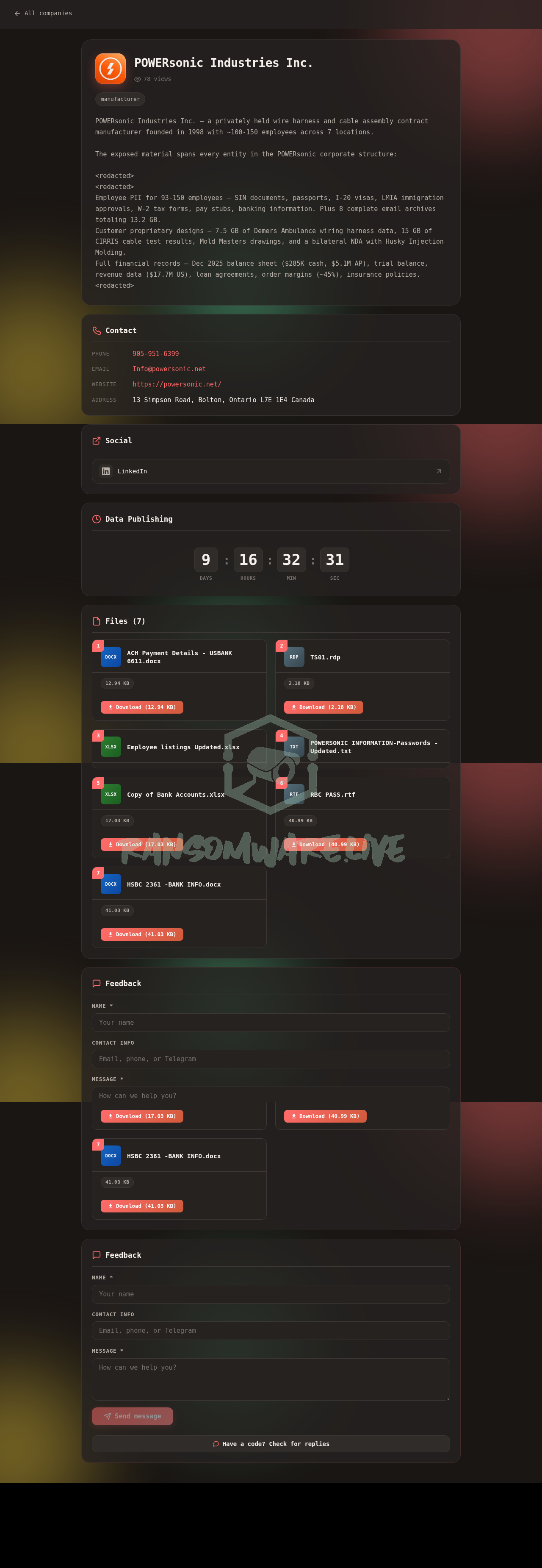 Leak Screenshot