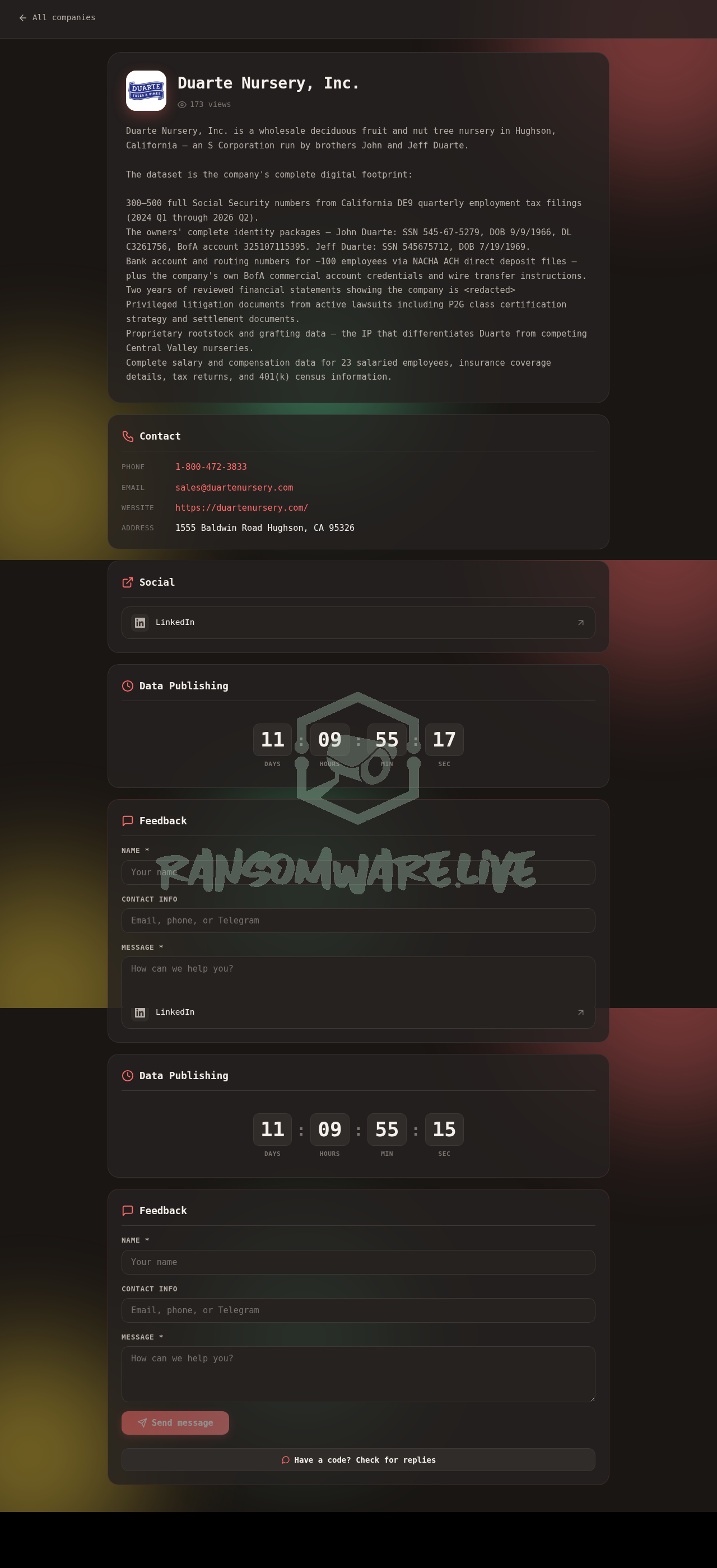Leak Screenshot