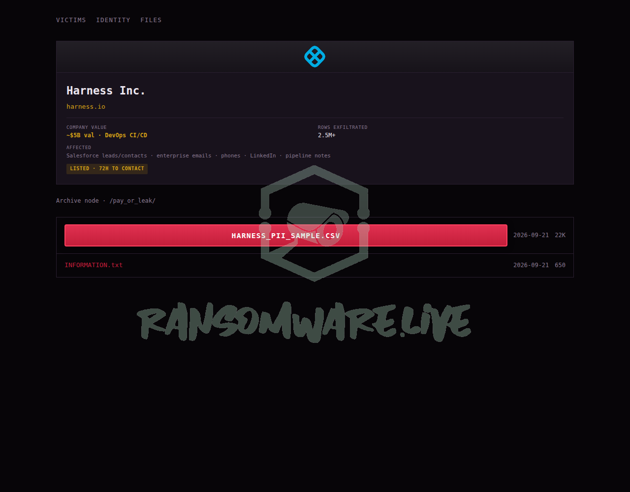 Leak Screenshot