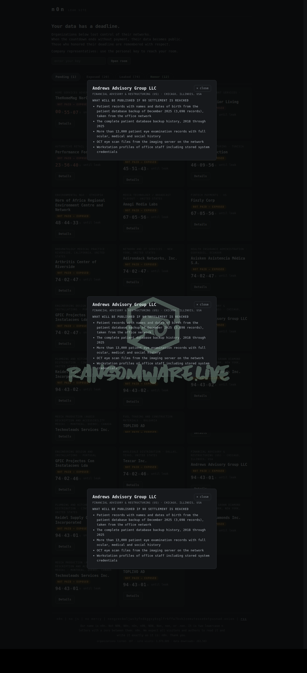 Leak Screenshot