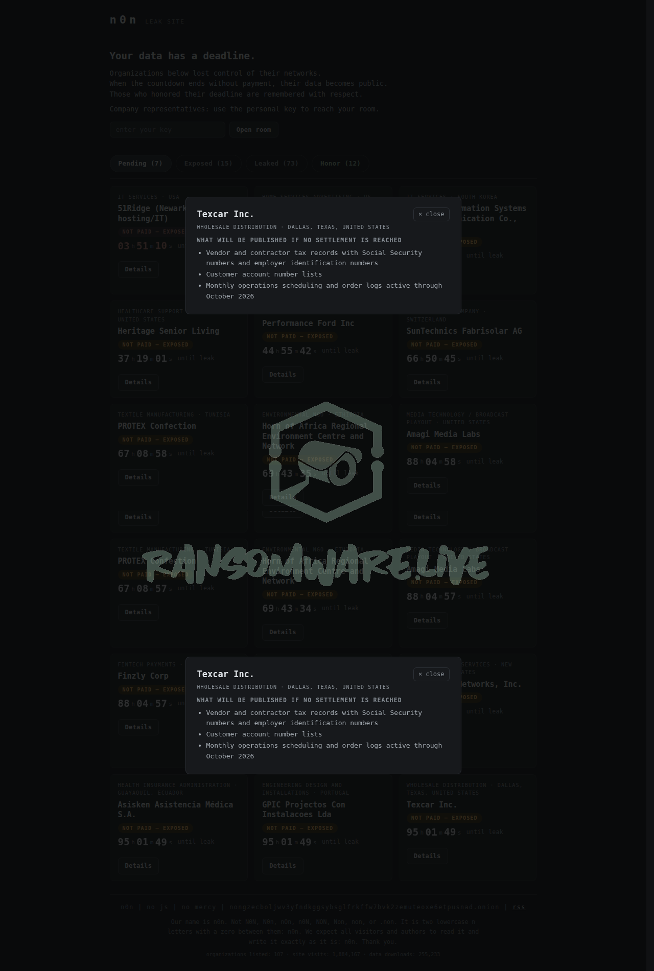 Leak Screenshot